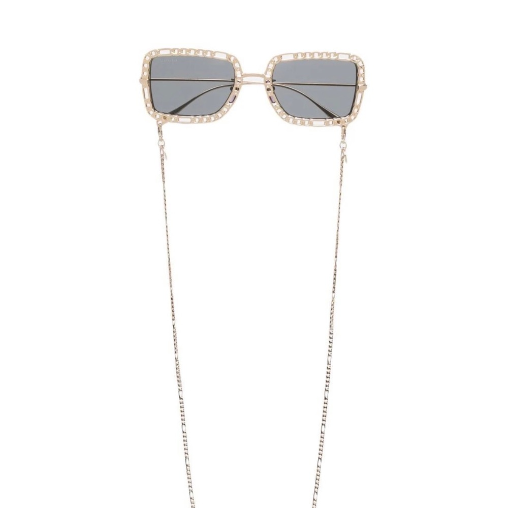 Gucci Sunglasses GG1112S  001 Gold grey Woman